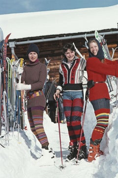 'Skiing In Gstaad' Slim Aarons Limited Estate Edition