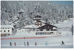 Ski à Seefeld 1985 - Slim Aarons estampillé par la succession