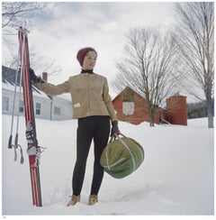 Ski à Stowe 1962 - Slim Aarons Estate Stamped