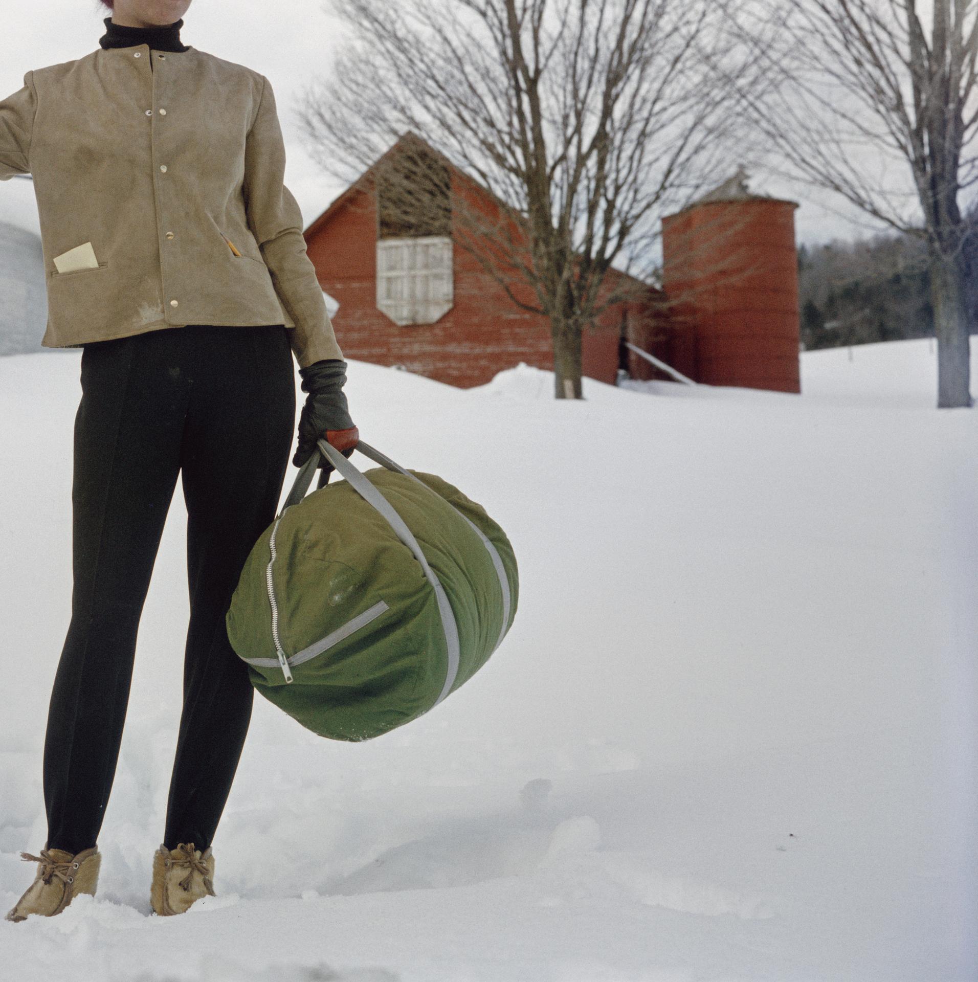 Sciare a Stowe, Vermont, Edizione Estate, Ritratto Fotografico in vendita 1