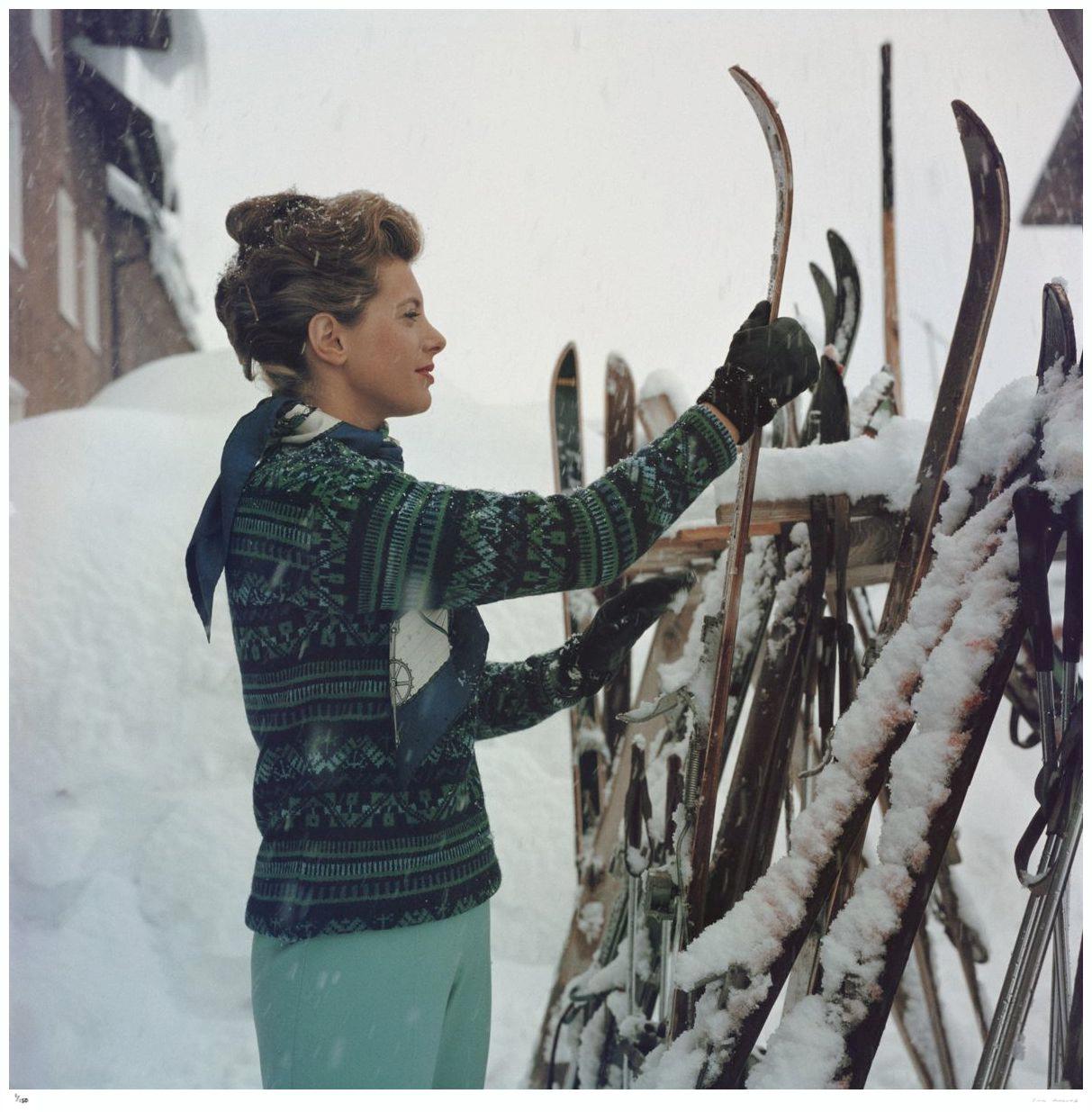 Skiing Princess 1964 - Slim Aarons Estate Stamped