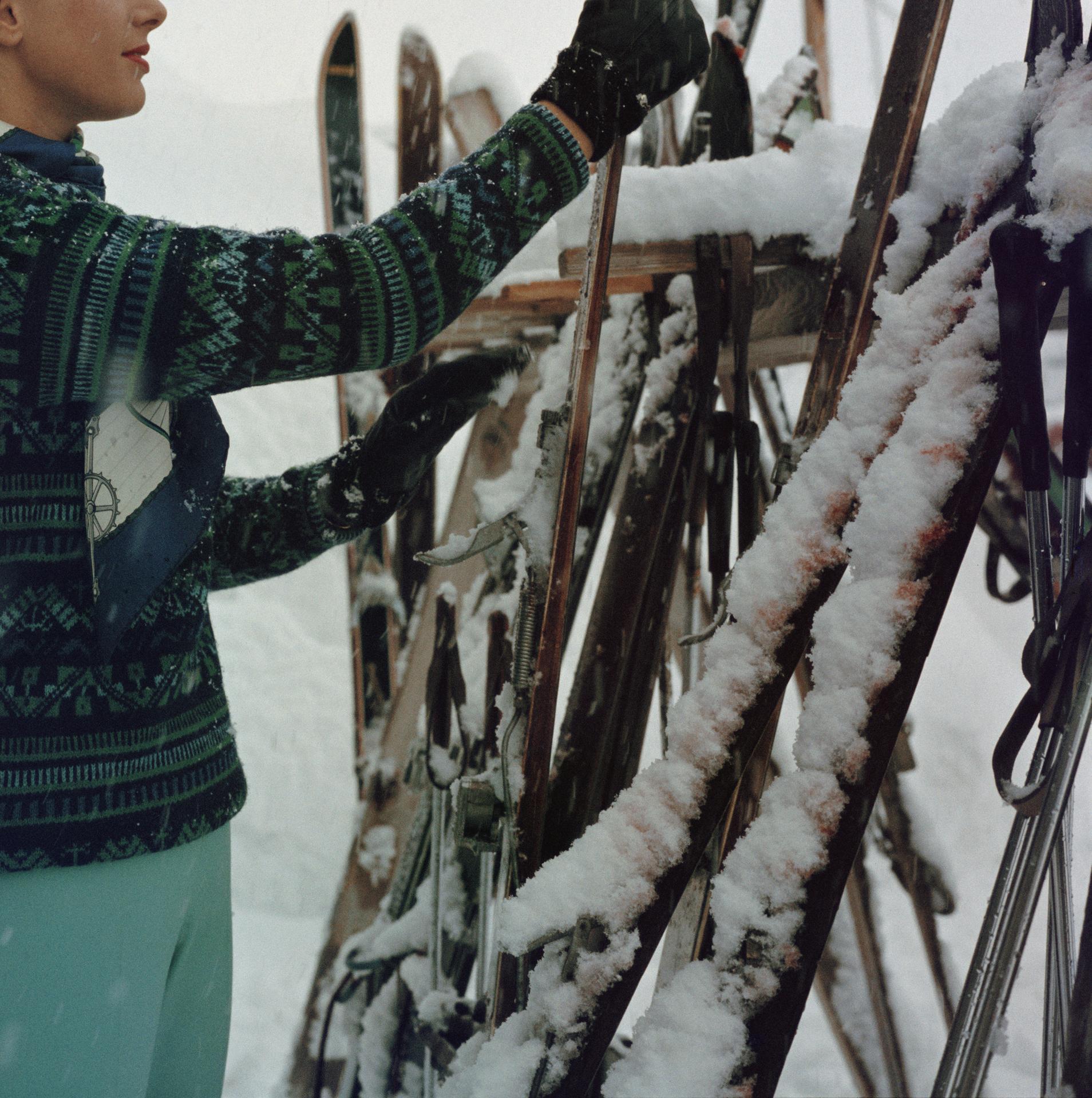 Skifahrende Prinzessin, Österreich, Nachlassausgabe, Porträtfotografie im Angebot 2