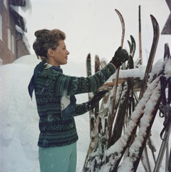 Princesa esquiadora, Austria, Edición limitada, Fotografía de retrato