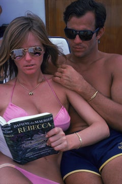 Slim Aarons 'A Relaxing Read (Cheryl Tiegs and Peter Beard)'