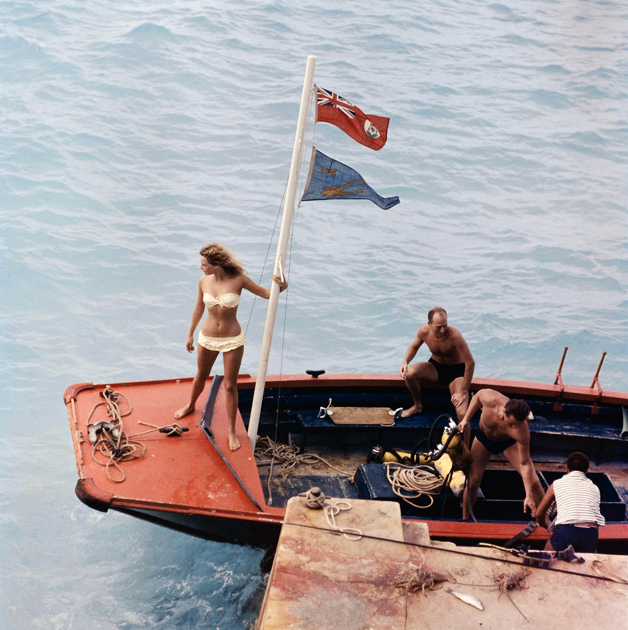 Slim Aarons 'Andros Island' Unframed Limited Edition Estate Stamped Print