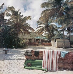 Slim Aarons - Antigua Beach Club - Estate Stamped