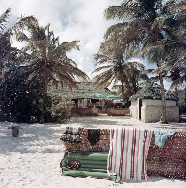 Slim Aarons Figurative Photograph - Antigua Beach Club, Estate Edition