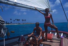 Slim Aarons, Bahamas Boat (Estate Edition)