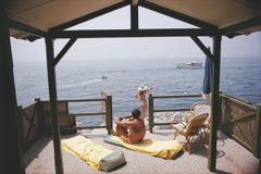 Slim Aarons 'Beach Hut In Antibes' 1969 Official Limited Estate Edition