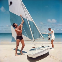 Slim Aarons 'Boating In Antigua' : Mid-Century Modern Photography : Seaside