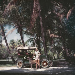 Retro Slim Aarons, C Z & Friends in a Model T, Palm Beach (Slim Aarons Estate Edition)