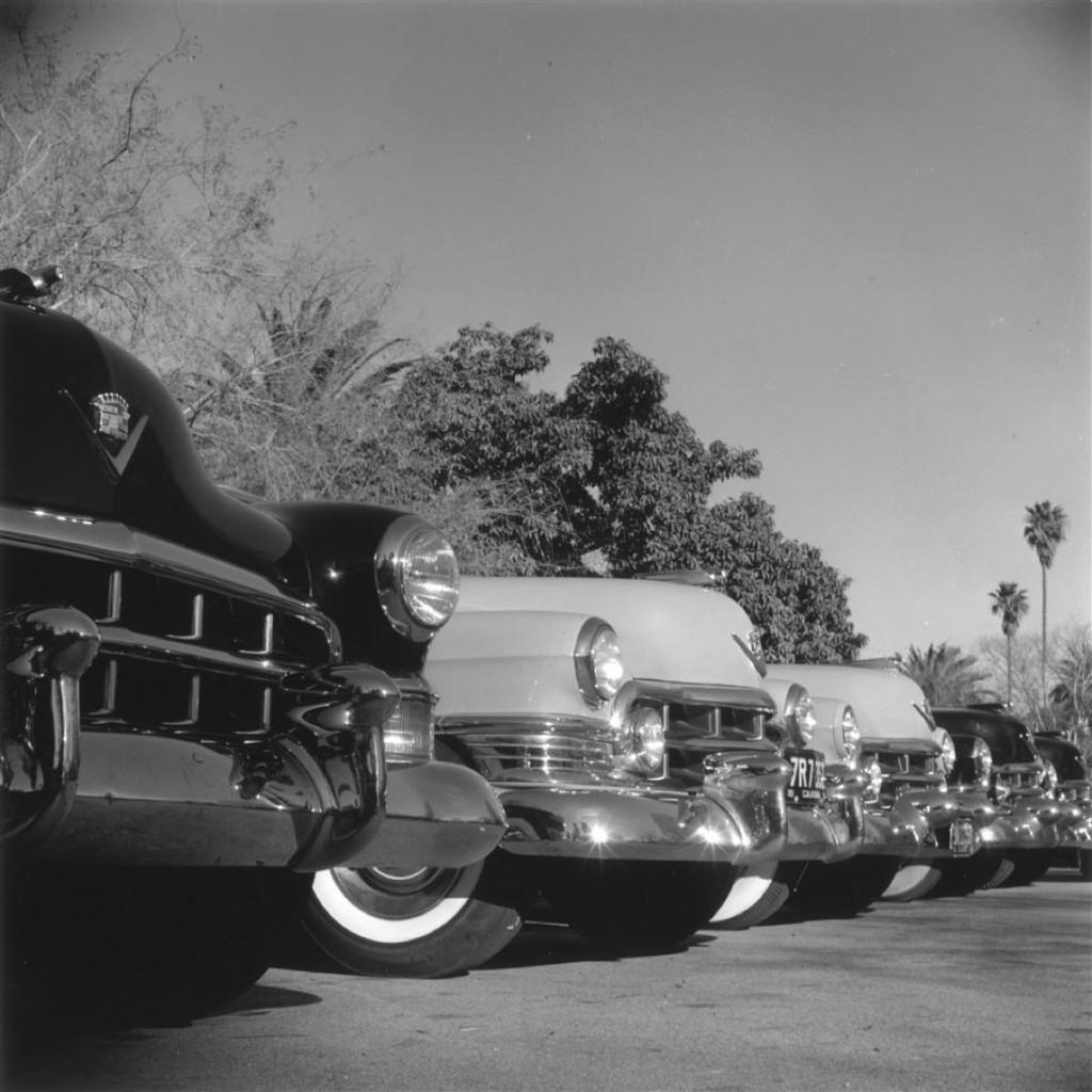 Slim Aarons - Cadillac Cars - Estate Stamped

 Limited Edition Estate Stamped Print (edition size 1/150). 
A row of parked Cadillacs with bumpers gleaming in the sun.In his words,
 he loved to photograph 'beautiful people in beautiful places, doing