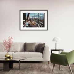 Slim Aarons "Attraper le soleil à Cortina" - Photographie Modernity