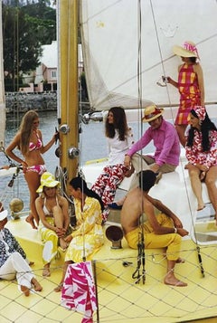 Retro Slim Aarons Colorful Crew