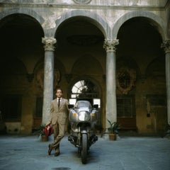 Slim Aarons - Conde Simone Rucellai - Sello de propiedad