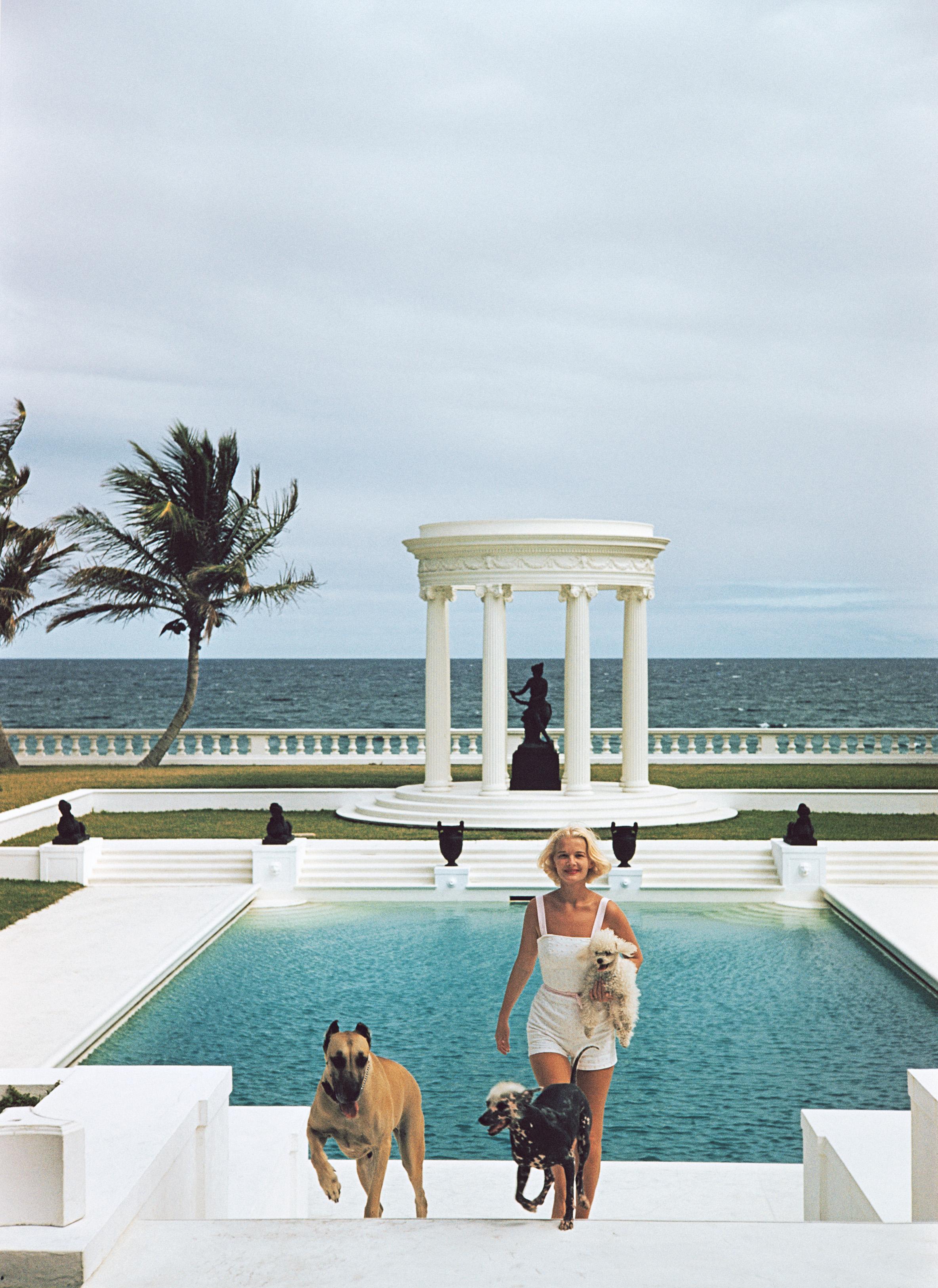 Slim Aarons, "CZ
s Dogs" Photographie moderne du milieu du siècle dernier