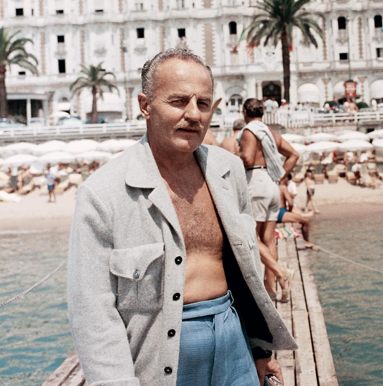 Slim Aarons Darryl Zanuck In Cannes, photographie moderne du milieu du siècle dernier en vente 1