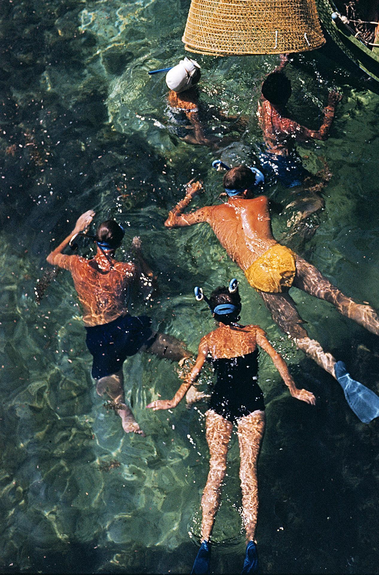 Snorkelling In Malta, Estate Edition, Aerial Seascape Photograph For Sale 1