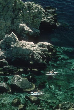 Retro Slim Aarons Estate Edition - Rowing Off Sicily