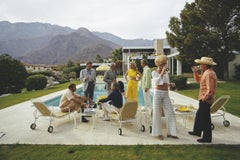 Slim Aarons Estate Print - Desert House Party 1970 - Oversize