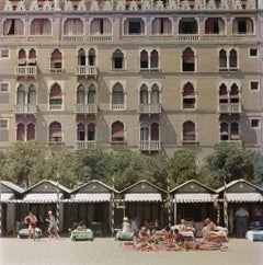 Vintage Slim Aarons Official Estate Print - Hotel Excelsior 1957