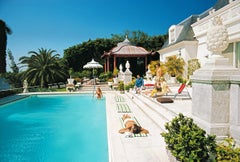 Slim Aarons Estate Print - Poolside Chez Holder 1970
