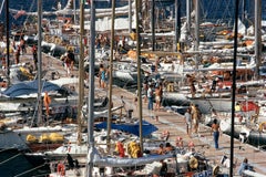 Used Slim Aarons Official Estate Print  - Porto Ercole Harbour