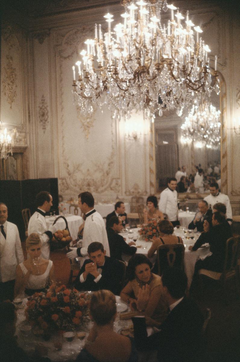 Slim Aarons Official Estate Print  - Rome Restaurant 