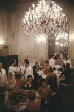 Vintage Slim Aarons Official Estate Print  - Rome Restaurant 