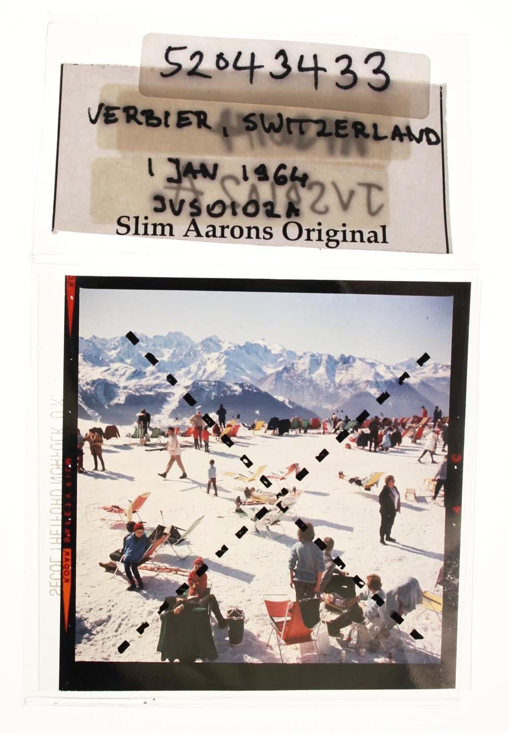 Slim Aarons Official Estate Print  - Skiing In Stowe For Sale 7