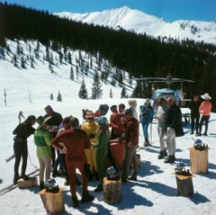 Vintage Slim Aarons Estate Print - Snowmass Picnic 1967 - Oversize