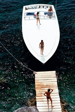 Slim Aarons Estate Print - Speedboat Landing - Oversize