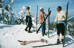 Slim Aarons Estate Print - Sugarbush Skiing 1960