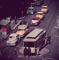 Slim Aarons Estate Print - Tram Turntable - Oversize