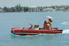 Retro Slim Aarons Official Estate Stamped Edition -  Sea Drive Bahamas
