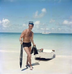 Slim Aarons Estate Stamped  - O'Brians Catch 1961