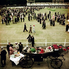 Aarons Slim Aarons - Etton - Harrow Match 1955 - Estampillé par la succession