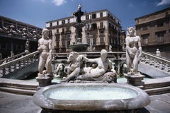 Slim Aarons 'Fountain Of Shame, Piazza Pretoria, Palermo'