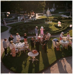 Vintage Slim Aarons - Garden party - Estate Stamped