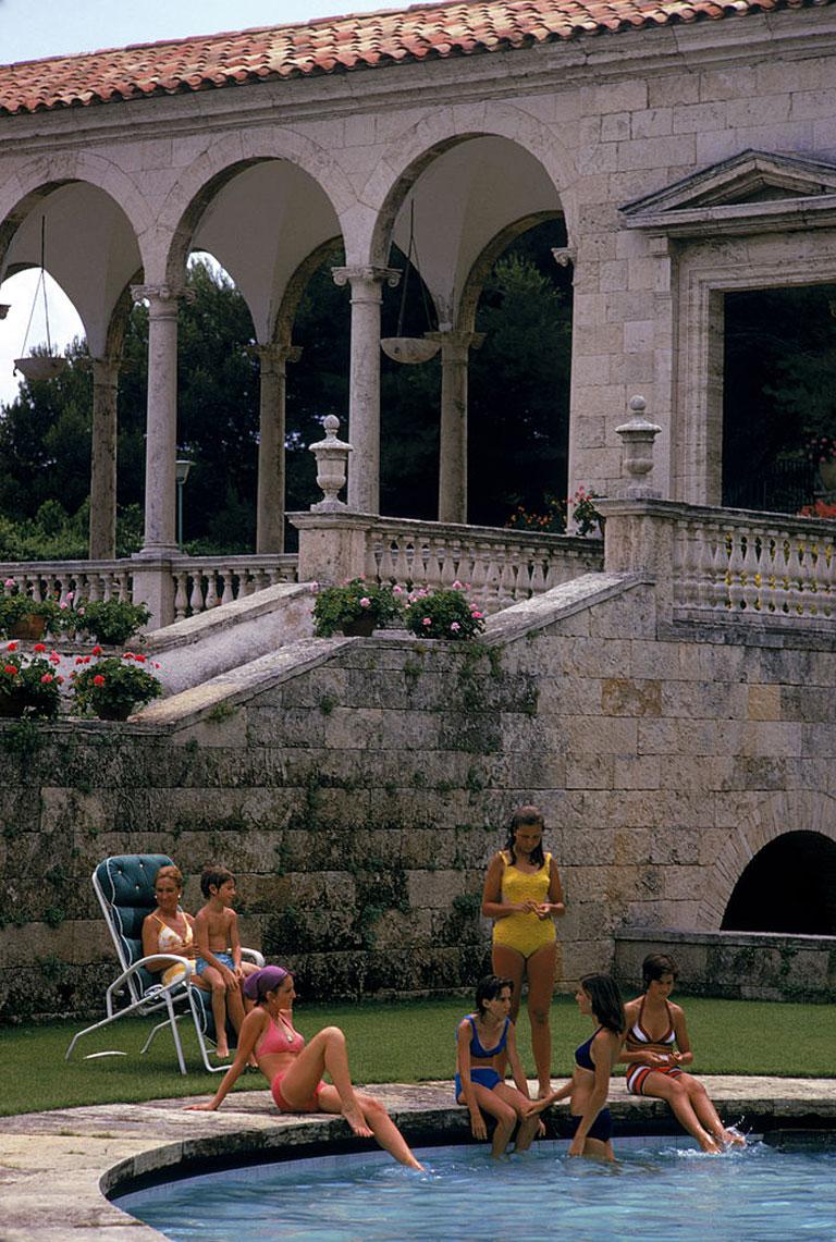 Slim Aarons
Gavina Hotel Pool (Slim Aarons Estate Edition), 1984
Chromogenic lambda print
Estate stamped and numbered edition of 150
40 x 60 inches

A view of the seaside pool at the Hotel St. Caterina, Amalfi, Italy, September 1984.

Estate stamped