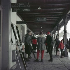 Slim Aarons - Gstaad Station 1961 - Estate Stamped 