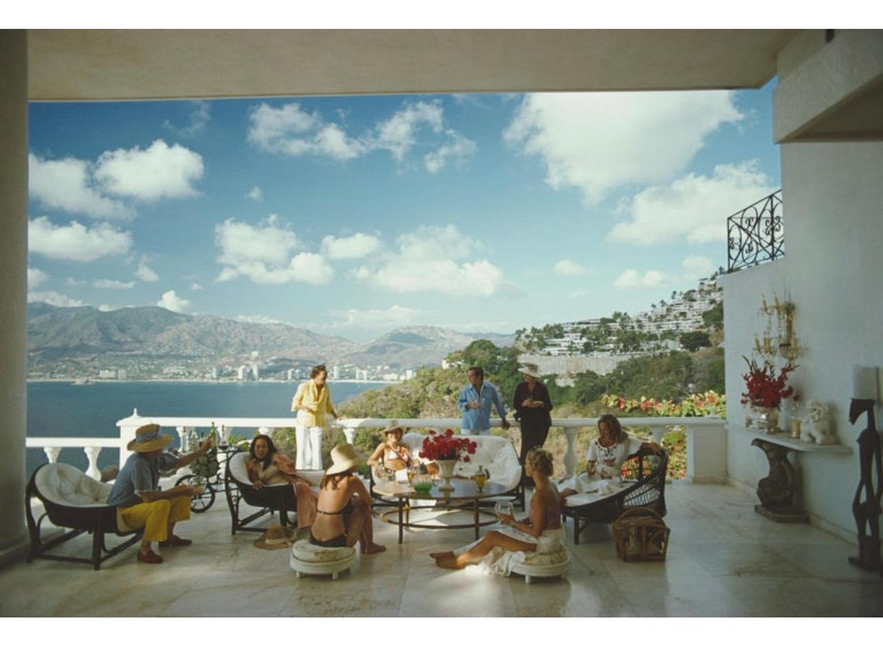 Slim Aarons 'Guests At Villa Nirvana' 1978 Official Limited Estate Edition For Sale 1