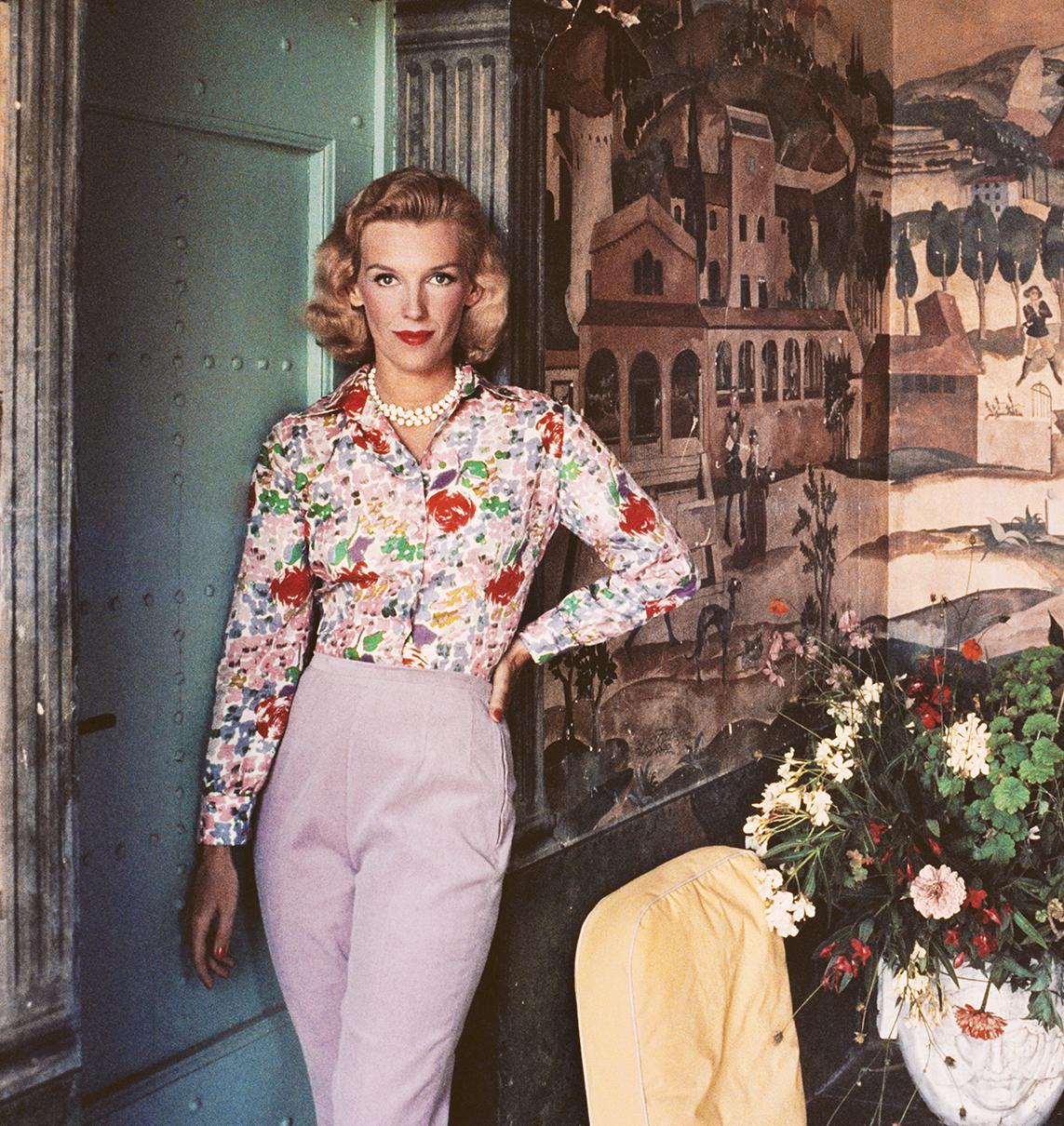 Slim Aarons 'Harriet De Rosiere At Mougins' Mid-century Modern Photography For Sale 1