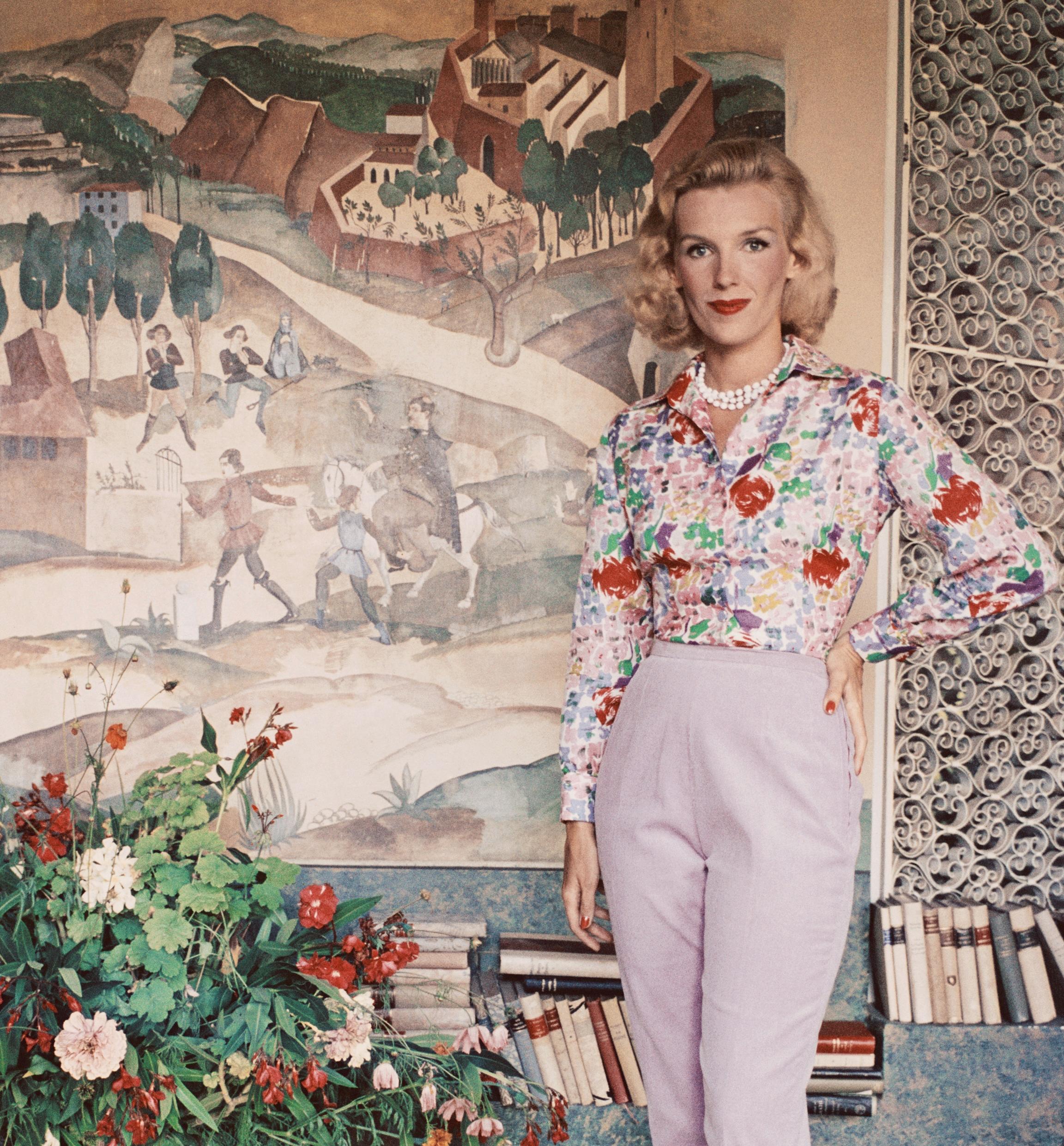 Slim Aarons 'Harriet De Rosiere in Cannes' Mid-century Modern Photography For Sale 2