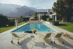 Slim Aarons, Helen Dzo Dzo Poolside (Estate Edition)