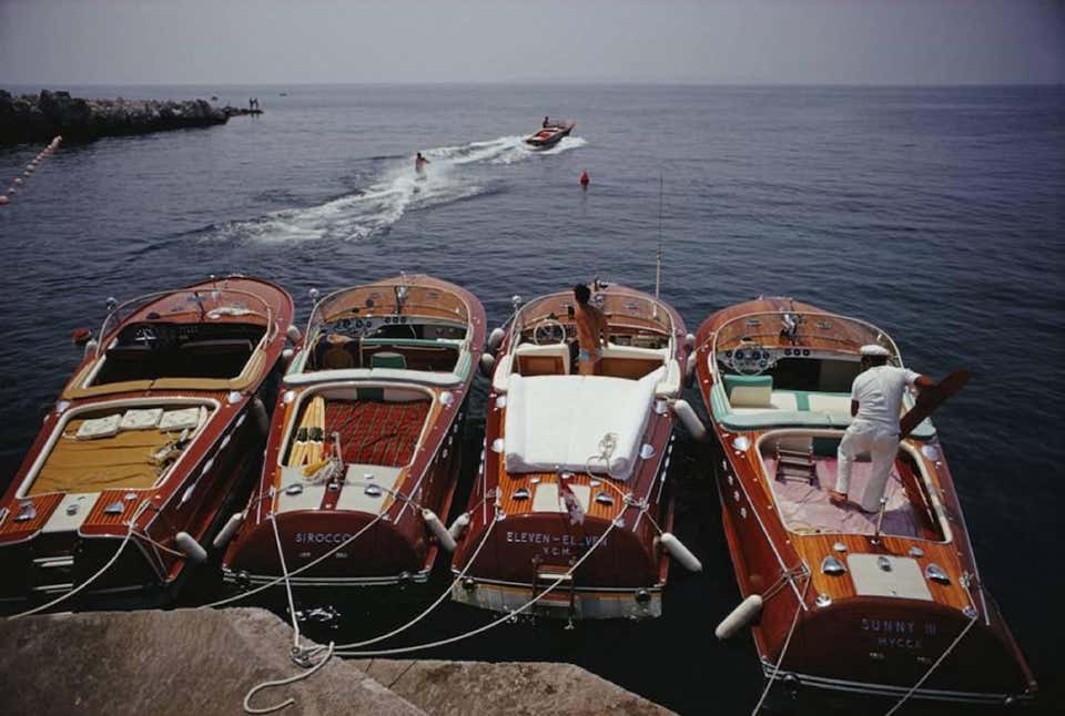 Slim Aarons - Hotel Du Cap-Eden-Roc - Riva Boats - Estate Edition