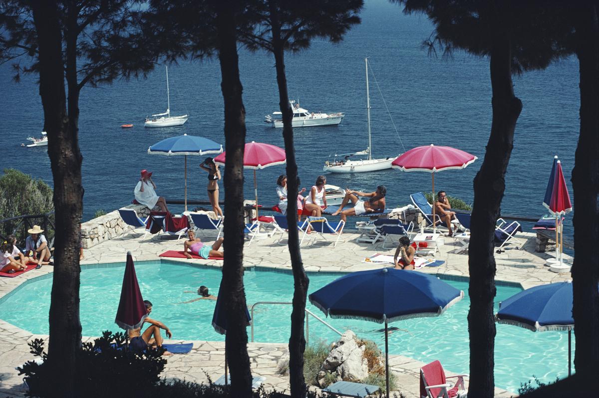 Slim Aarons « Il Pellicano Hotel » (L'hôtel Pellicano) 1980, édition officielle limitée