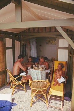 Slim Aarons 'Jourdan And Douglas in Antibes'