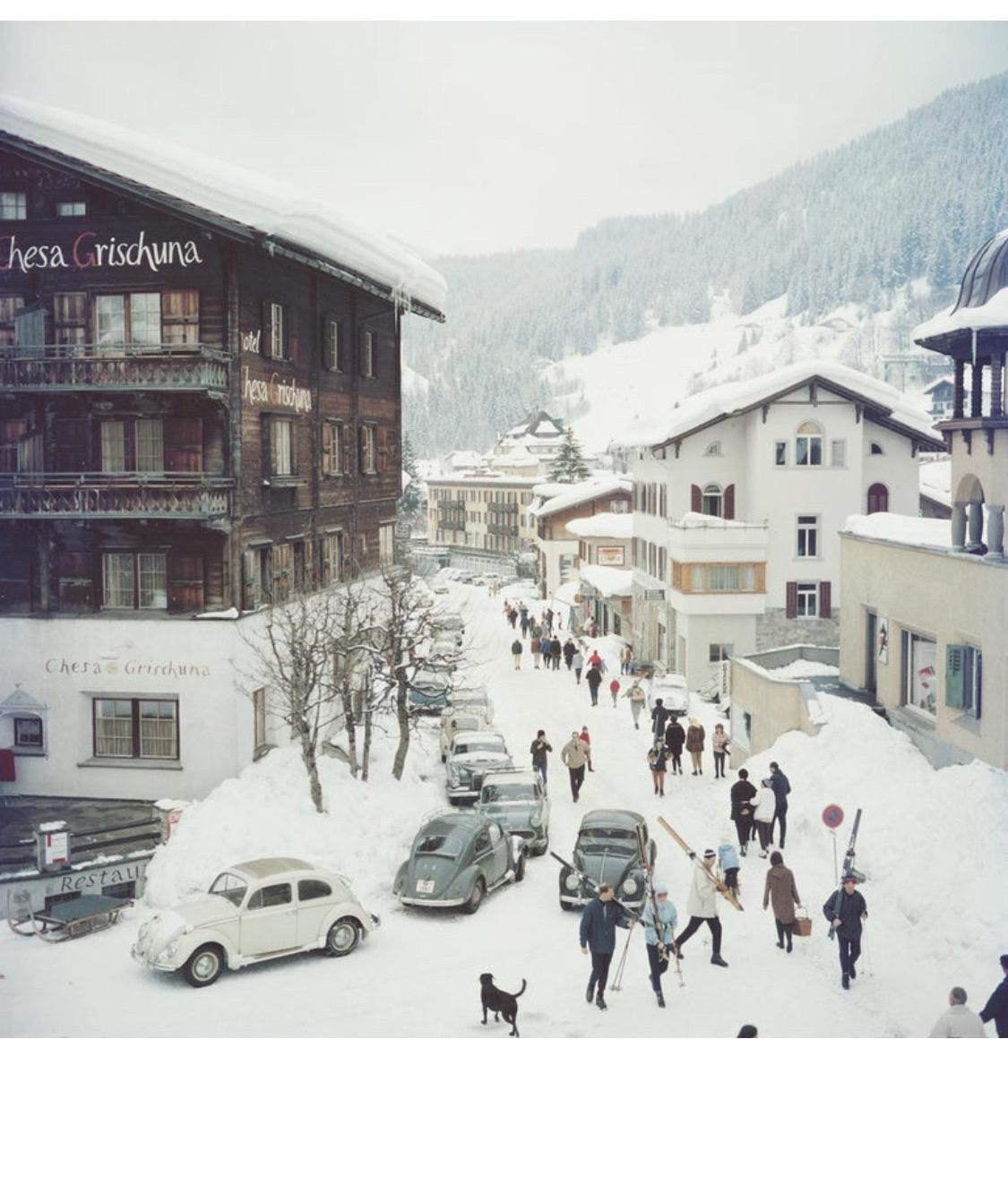 Slim Aarons - Klosters 1963 - EstateStamped For Sale 4