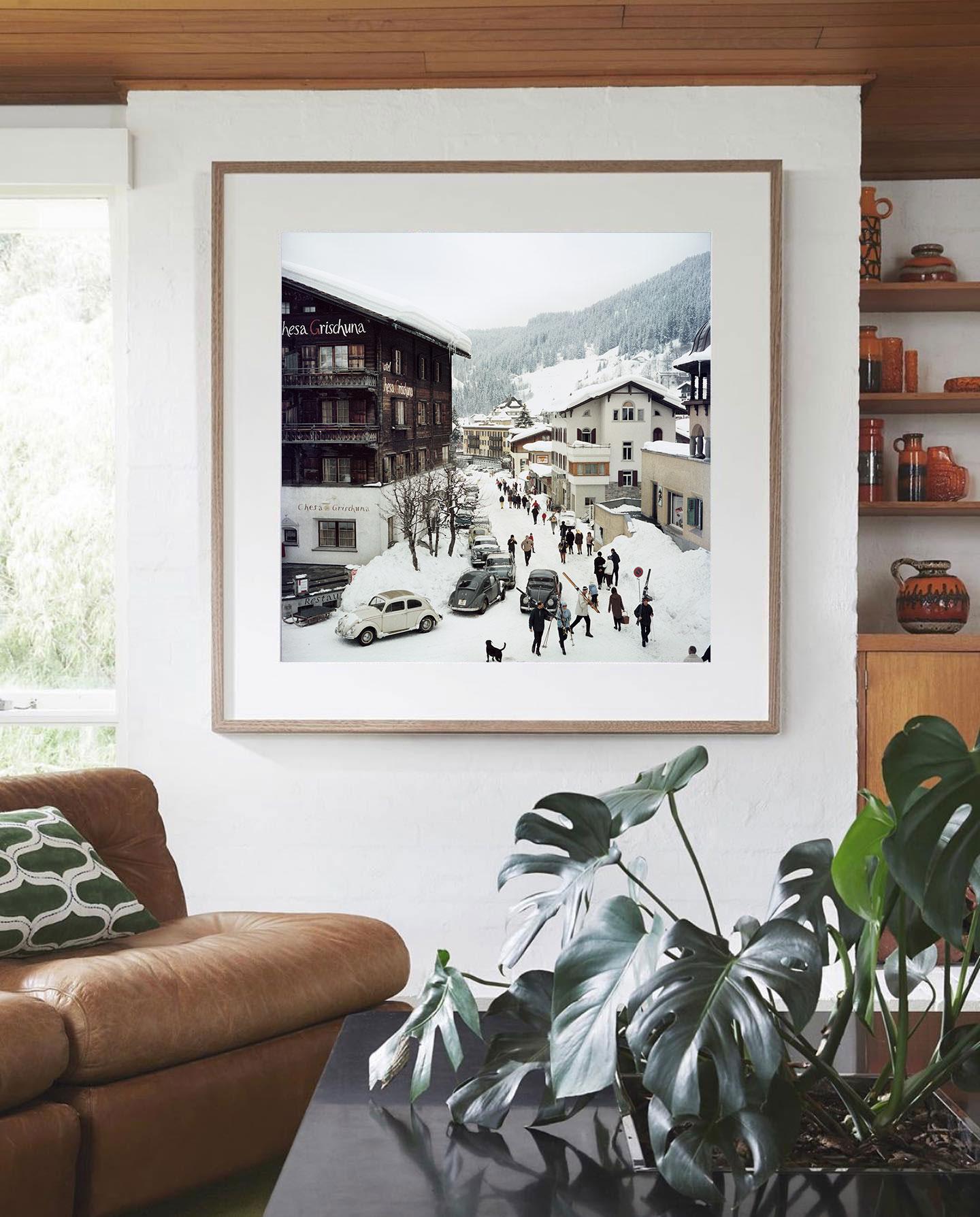 Slim Aarons 'Klosters' Mid-century Modern Photography For Sale 1